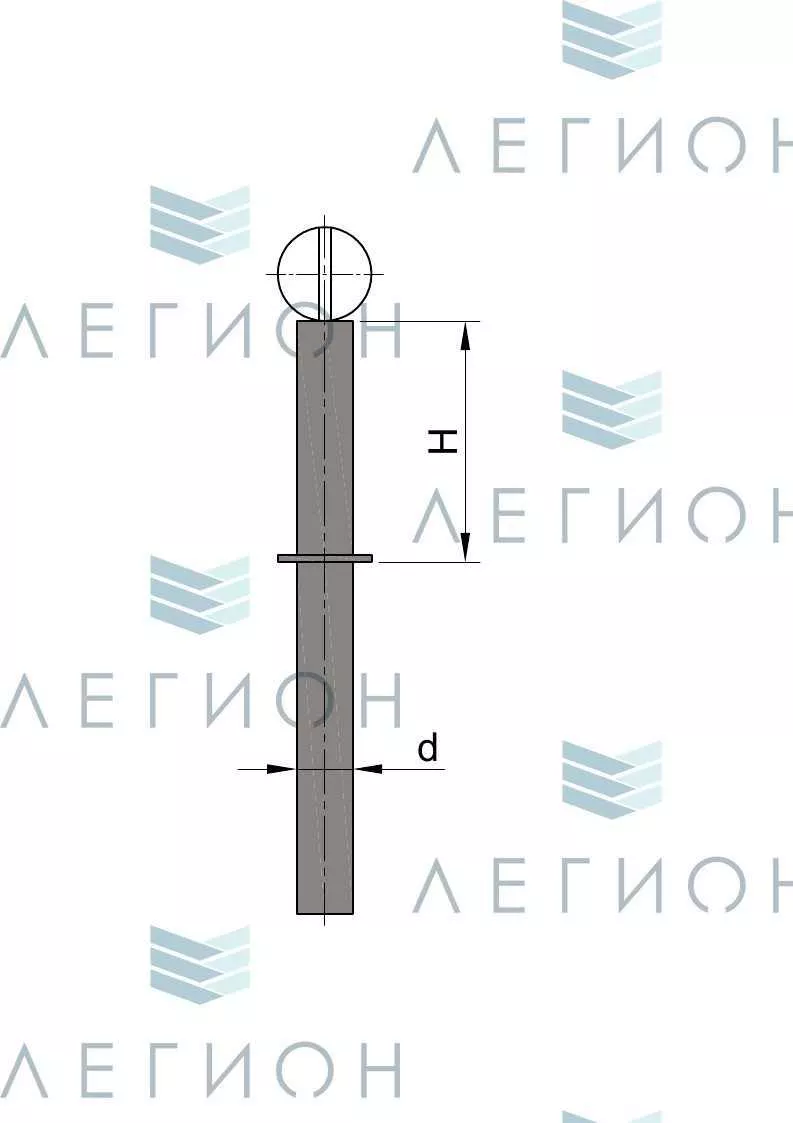 К62-0-1-0 кронштейн торшерный ШАР